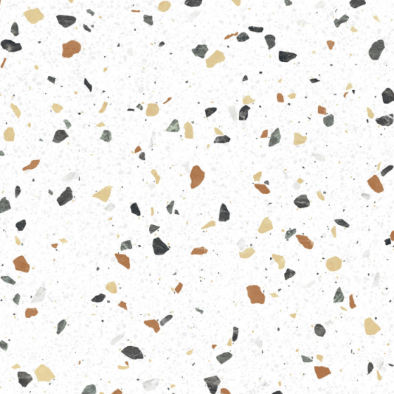 Πλακάκι γρανίτη Keros Galaxy Blanco 59,6×59,6 σε μωσαϊκό σχέδιο με ματ φινίρισμα